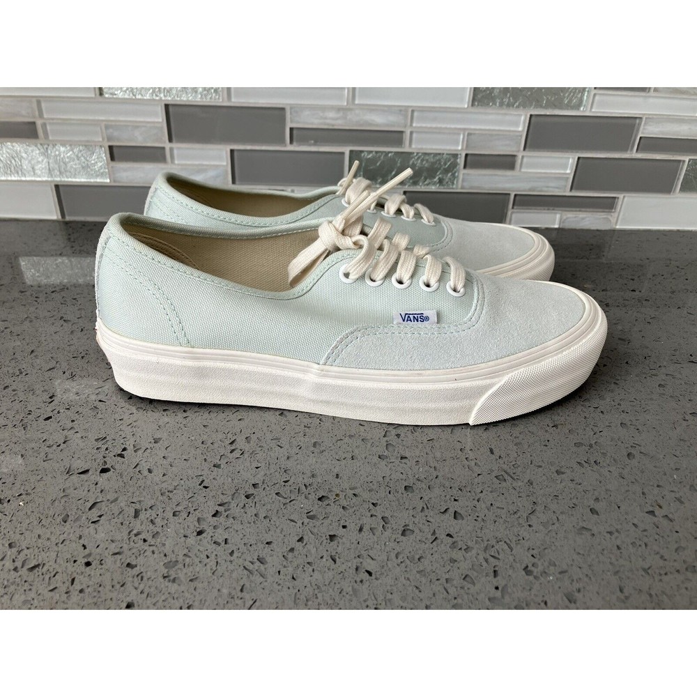 Vans Off the Wall Originals Men NEW Canvas 721278 Light Blue Shoes Size 7.5